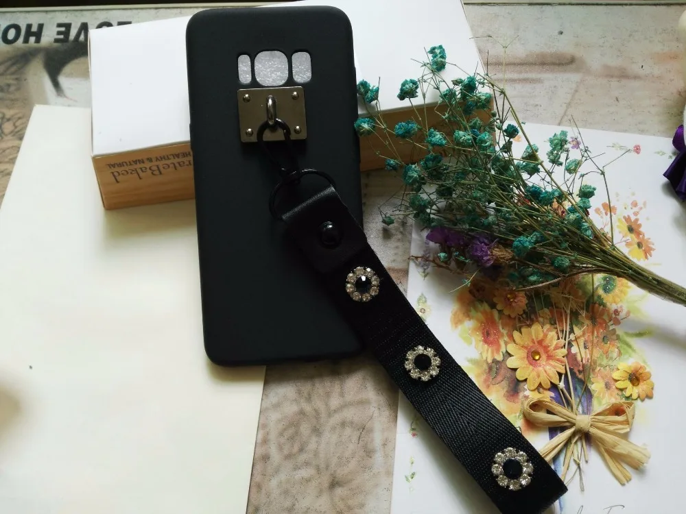 Милые сердцу драгоценный камень ремешок чехол для samsung galaxy S8 S9 plus s7 edge s6 note8 note9 N5 N4 A5 A7 s10 плюс s10e A9 M10 M20