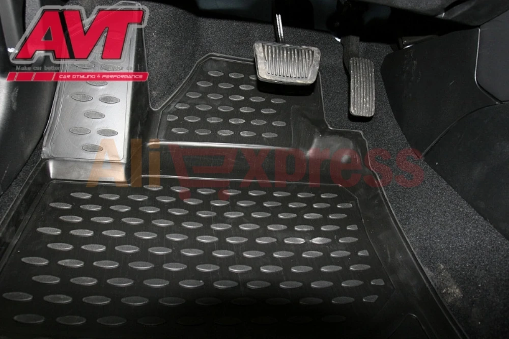 Коврики для Kia Ceed 2006-2012 4 шт. резиновые коврики Нескользящие резиновые аксессуары для салона автомобиля