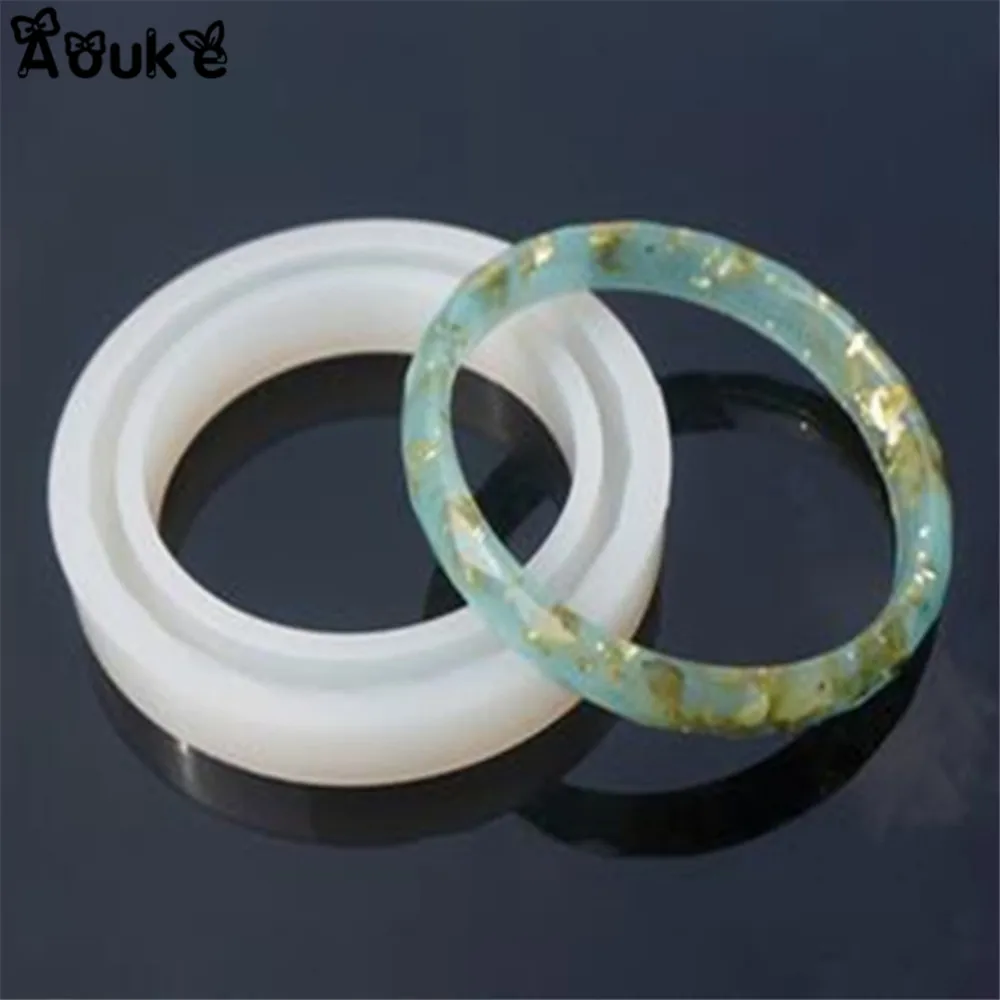 Форма для браслета из эпоксидной смолы Прозрачная силиконовая форма украшений