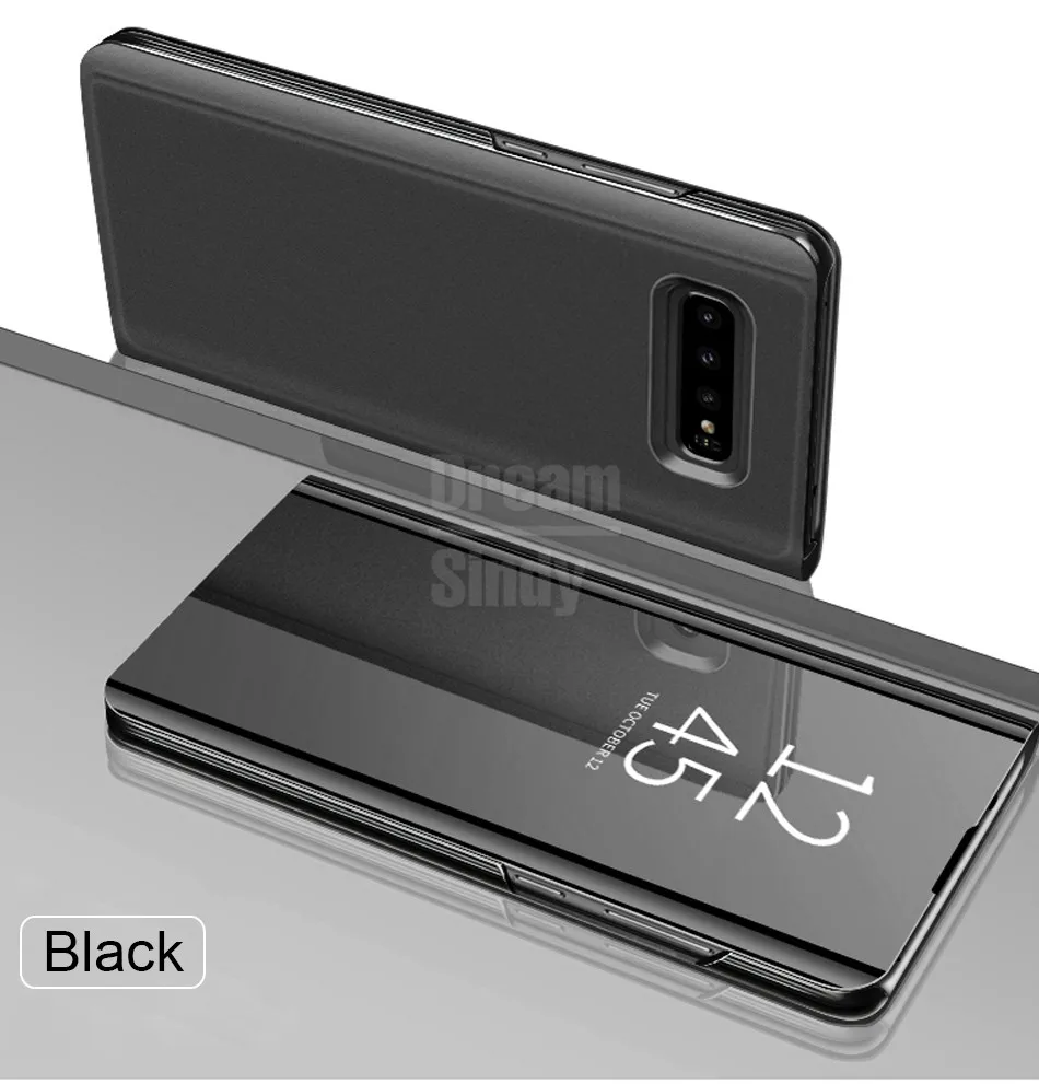 Роскошный умный флип-чехол для samsung S7 Edge S10 S8 S9 Plus S10e противоударный чехол Note 8 9 чехол для телефона