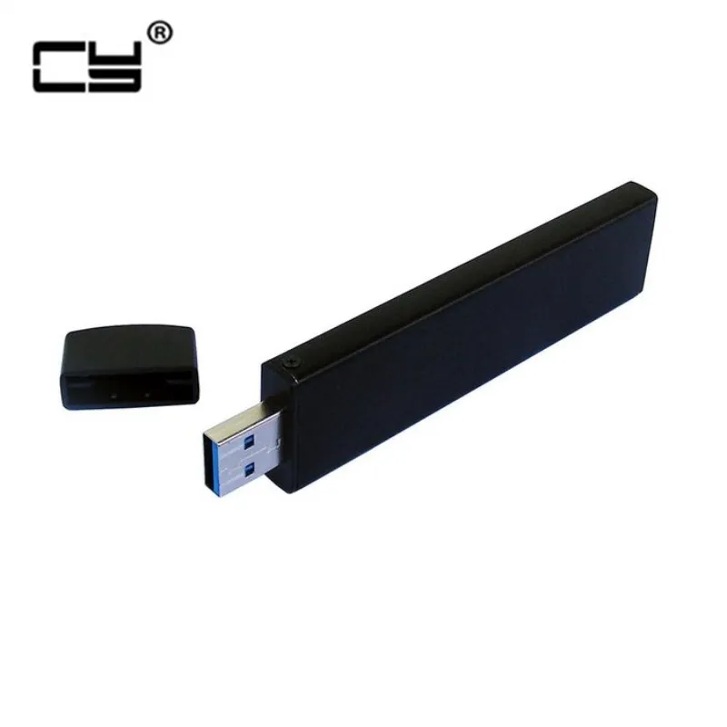 

80 мм NGFF M2 SSD к USB 3,0 внешний PCBA конвейер адаптер карты памяти флэш-диски типа с черным корпусом