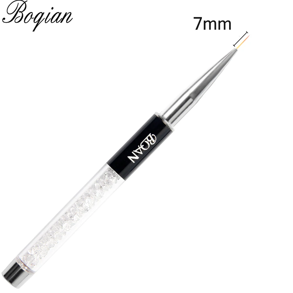 7mm BQAN, профессиональная кисть для ногтей 5 мм/7 мм/9 мм, ручная кисть для рисования, кончики для рисования, инструменты для рисования, инструменты для маникюра, дизайна ногтей, кисти для украшения - Цвет: 7mm