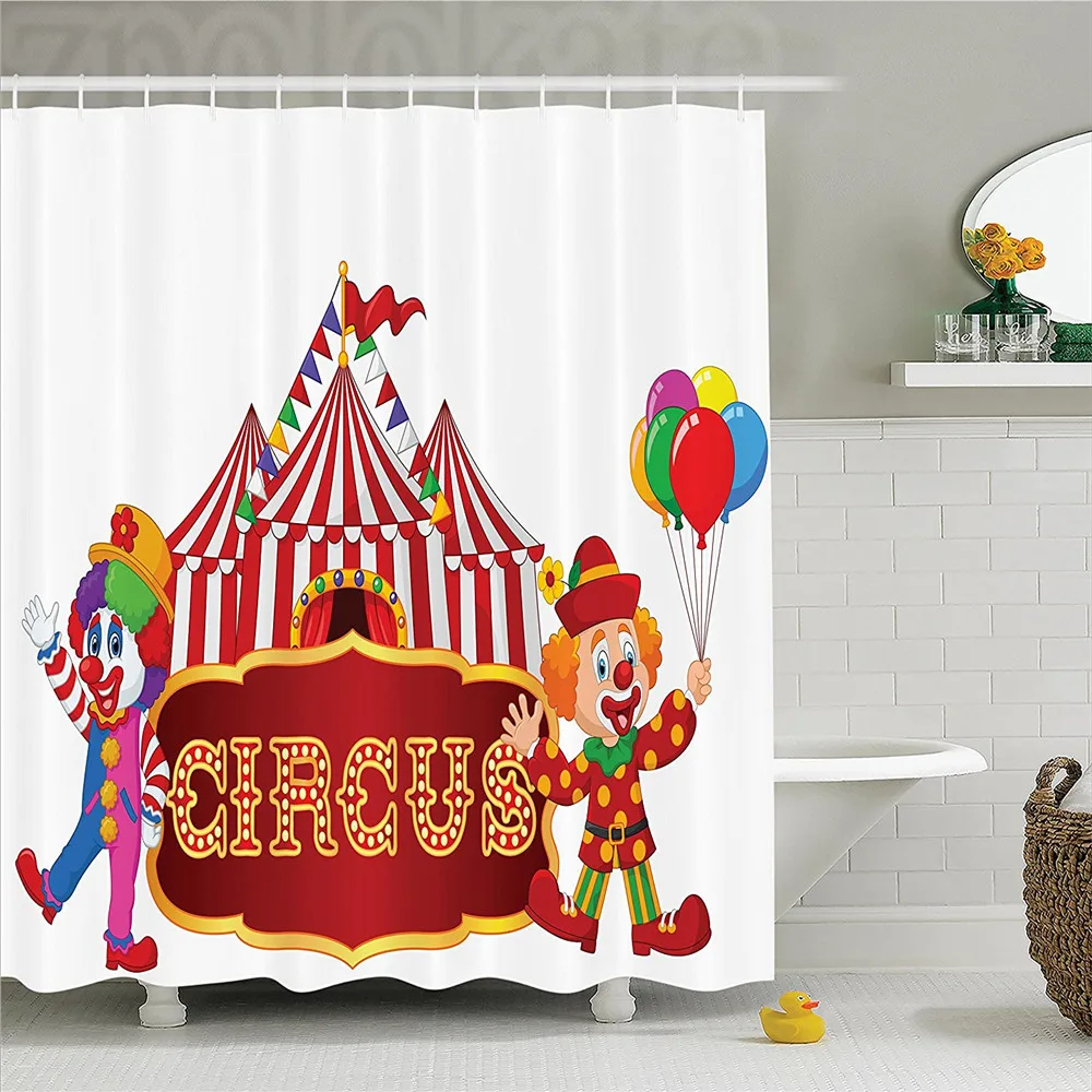Circus цирковой шатер с клоуном реклама события Человек Billboard размахивая