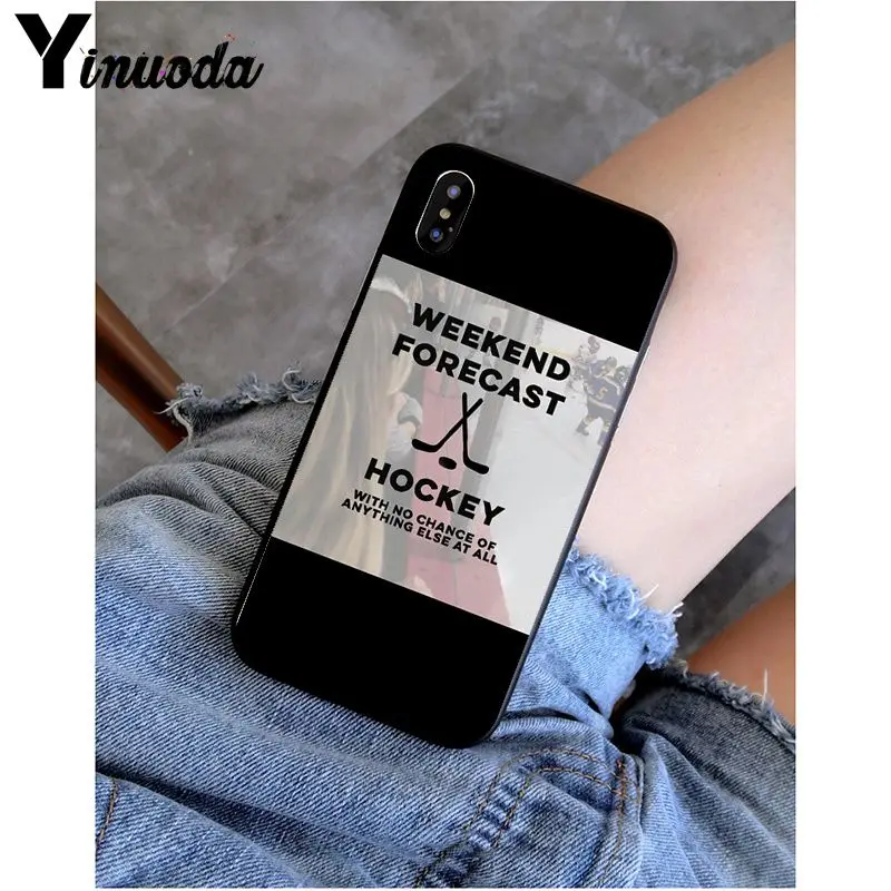 Yinuoda хоккейный каток на заказ фото мягкий чехол для телефона для iPhone 6S 6plus 7plus 8 8Plus X Xs MAX 5 5S XR - Цвет: A11