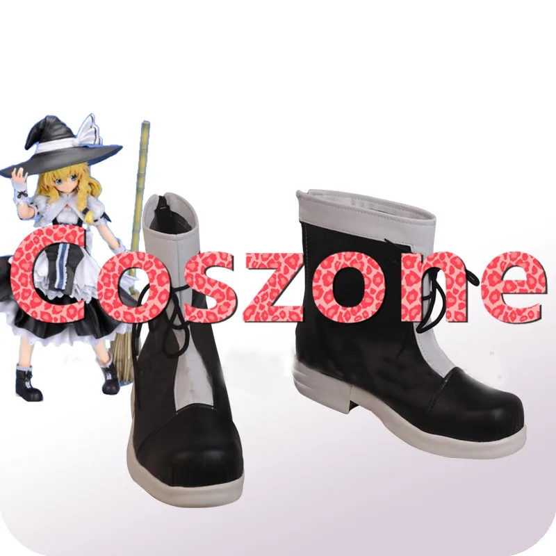 Обувь для косплея Touhou Project Kirisame Marisa сапоги аксессуары костюма на Хэллоуин|Туфли| |