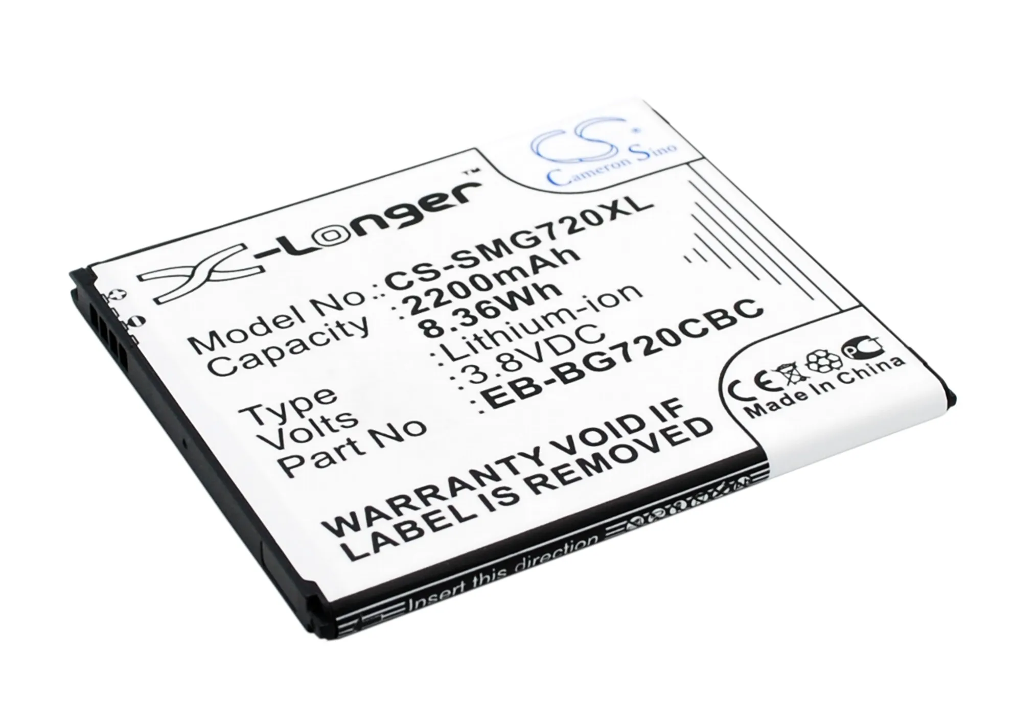 Аккумулятор Cameron Sino 2200 мА · ч для Samsung Galaxy Grand 3 Max G7200 G7202 G7202D G720AX G720N0 | Мобильные