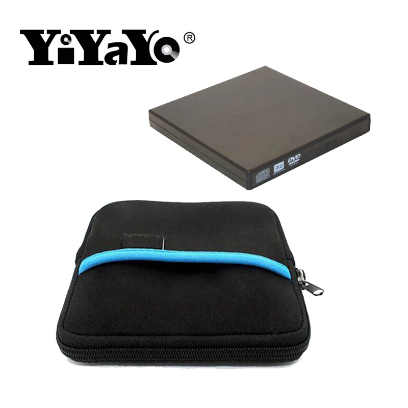 YiYaYo USB 2 0 DVD RW привод внешний CD/DVD горелка CD ROM писатель Портативный Ультратонкий