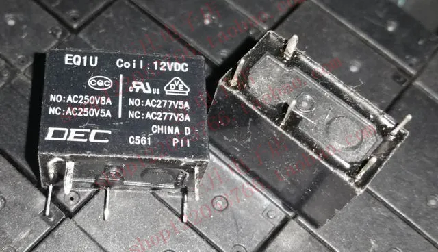 Relay EQ1U 12VDC 33F-1C-12V-8A | Обустройство дома