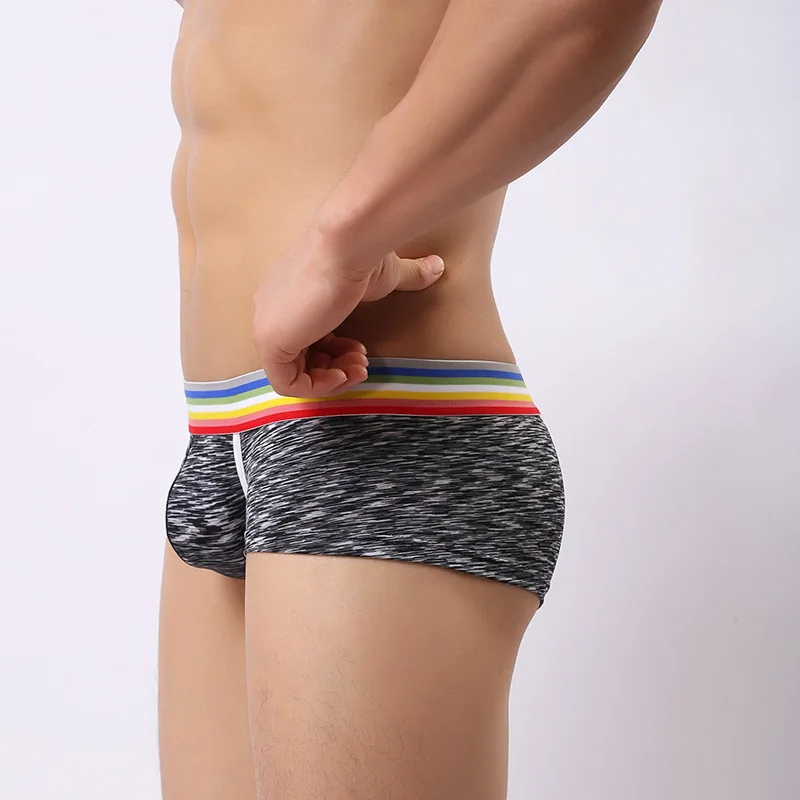 Новинка! 2018 сексуальные мужские боксеры шорты нижнее белье трусы 4 цвета L XL XXL XXXL