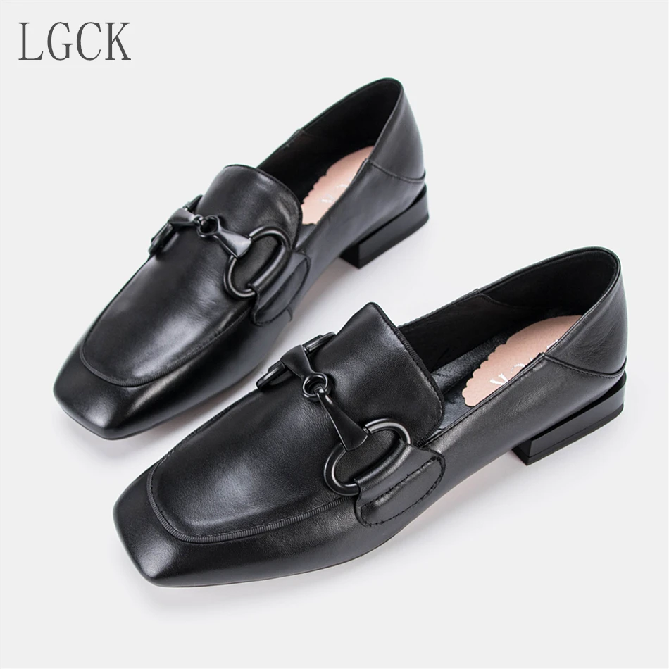 Женская обувь из натуральной кожи большие размеры 34 43 брендовые Нескользящие