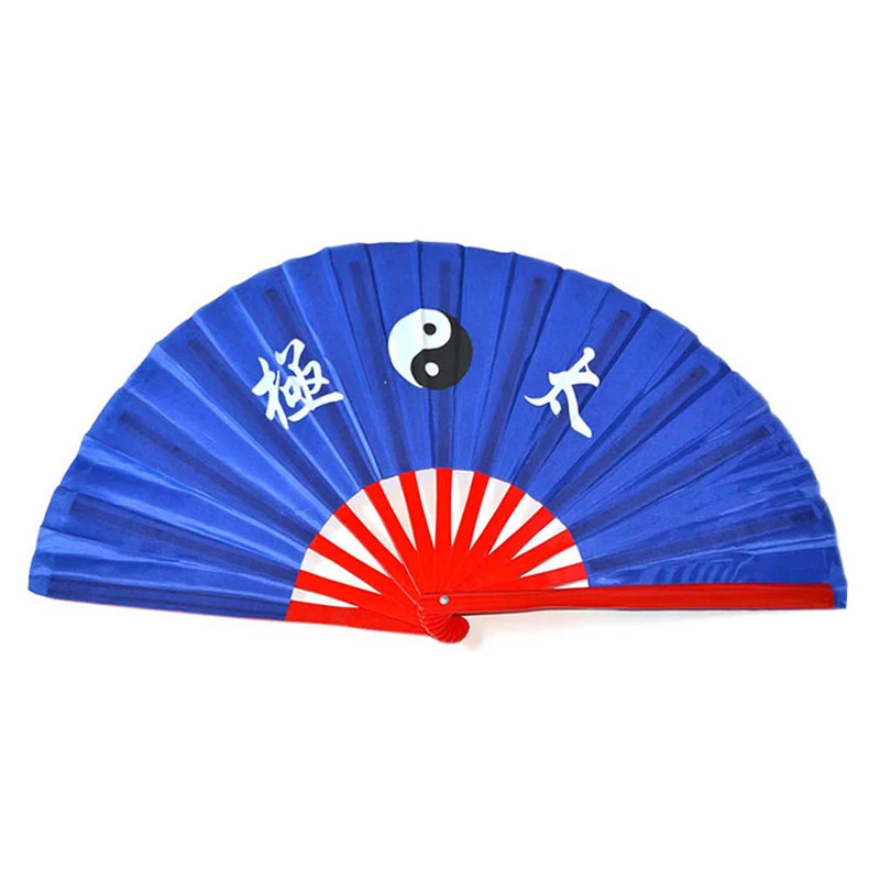 Кунг фу китайский традиционный веер Тай Чи бамбуковый складной для Wu shu 33 см
