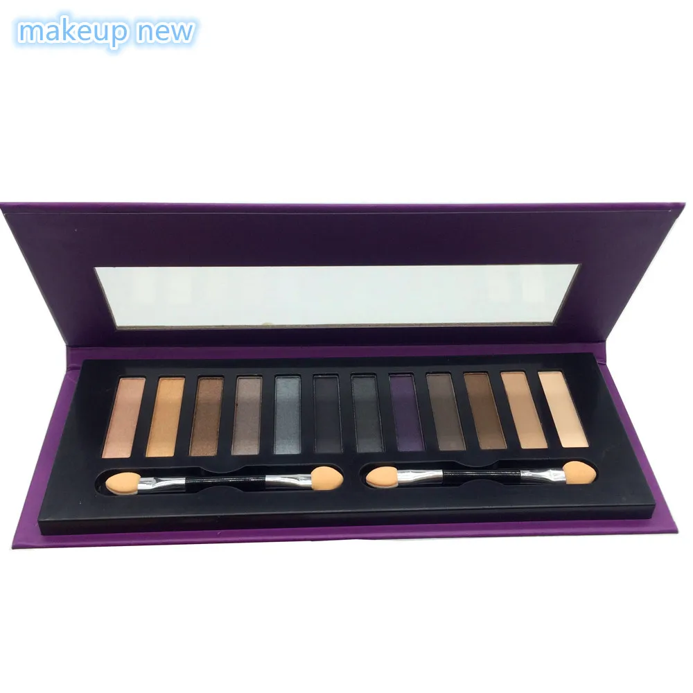 Новинка тени для век Nake Colors Палетка Гламурная Smokey нюдовые блестящий Праймер
