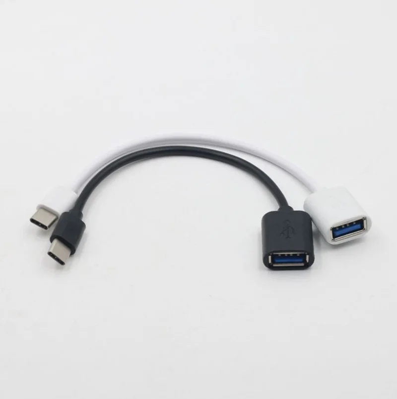 Mix Colors 3,1 шт. Тип C OTG адаптер Кабели USB 3,0 Тип C штекер USB 100 A Женский OTG кабель для передачи данных адаптер 16 см длина - Цвет: Mix Colors