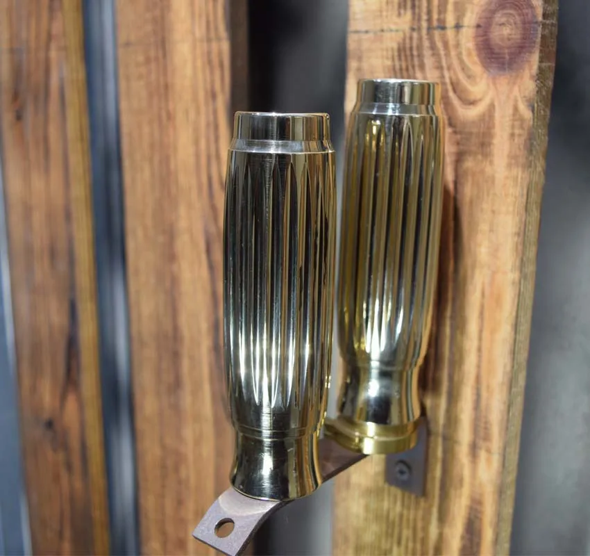 Ручки для мотоцикла Cafe Racer 1 &quot латунные ручки поплавка винтажные|brass grips|grips for