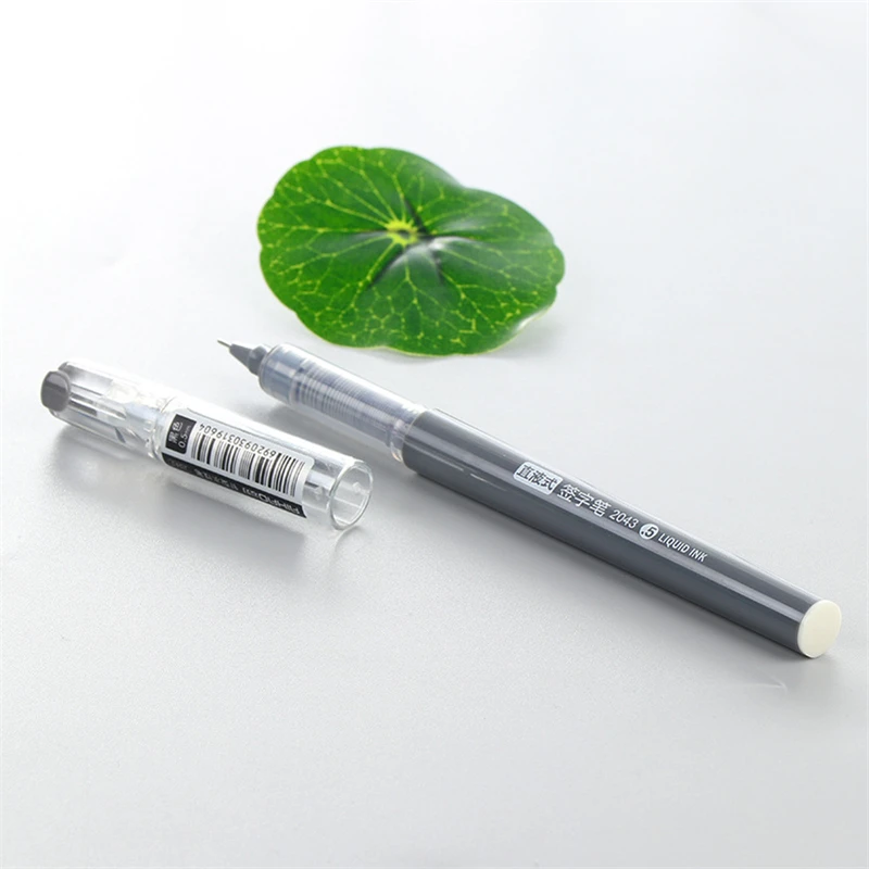 

DL Love candy color stationery 2043 straight liquid type ball pen needle type color pen 0.5mm Stationery office supplies
