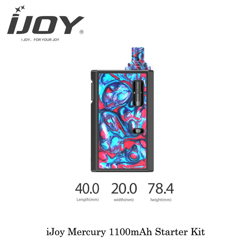 Электронная сигарета iJoy Mercury 1100mAh стартовый комплект 12 Вт Выход 2 мл емкость с