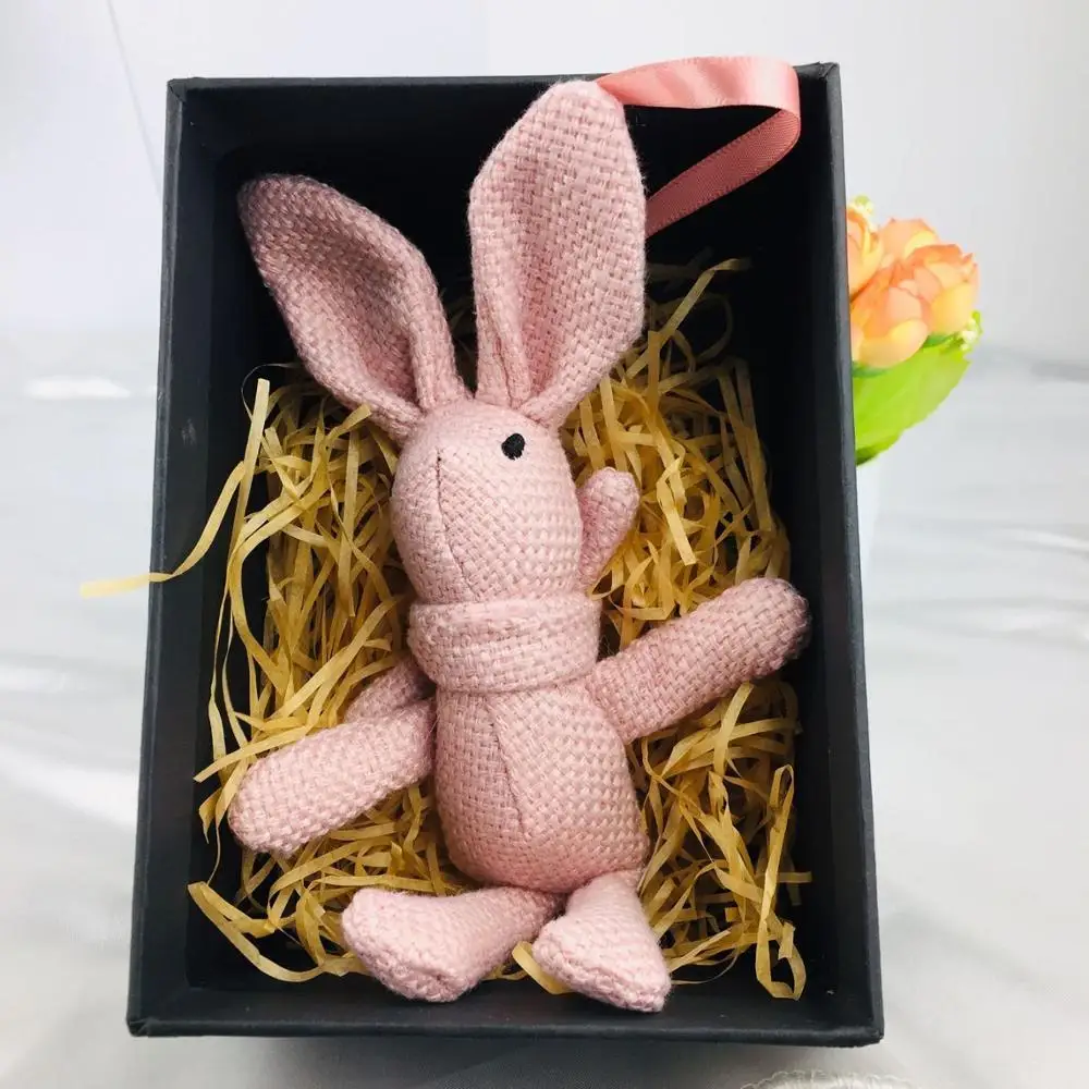 

19cm Mini rabbit Stuffed Plush Toys Small rabbit Stuffed Toys pelucia Pendant Kids Birthday Gift Party Decor dolls DWJ027