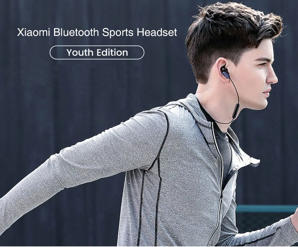 Оригинальная Xiaomi Mi Спортивная Bluetooth гарнитура легкая Изысканная 11 часов длительная батарея дизайн наушники IPX4 водонепроницаемый
