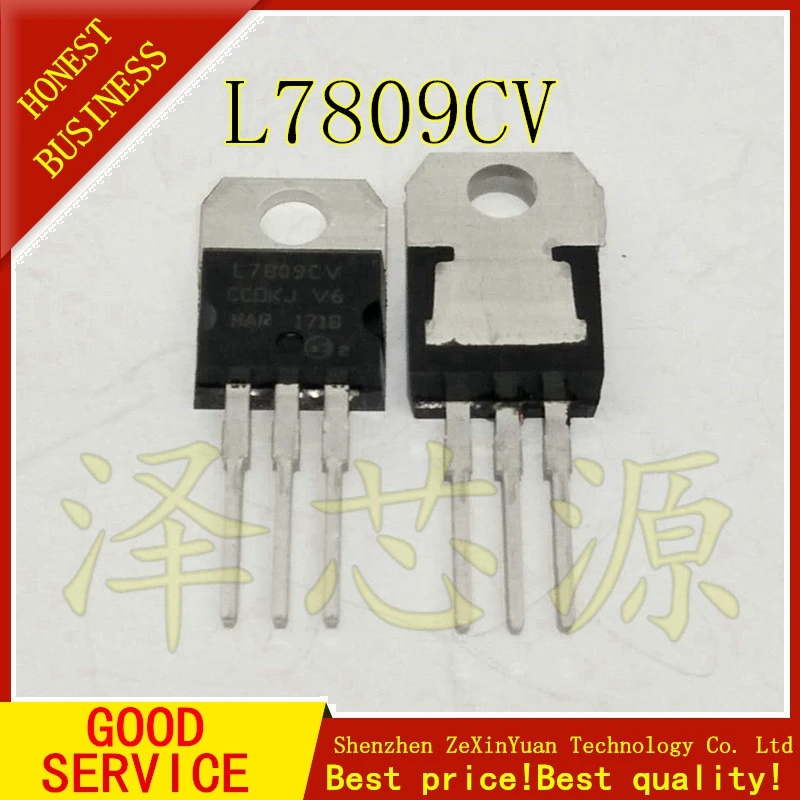 10 шт./лот L7809CV L7809 7809 Напряжение Регулятор IC 220 9 V 1.5A|Аксессуары для батарей и ЗУ| |