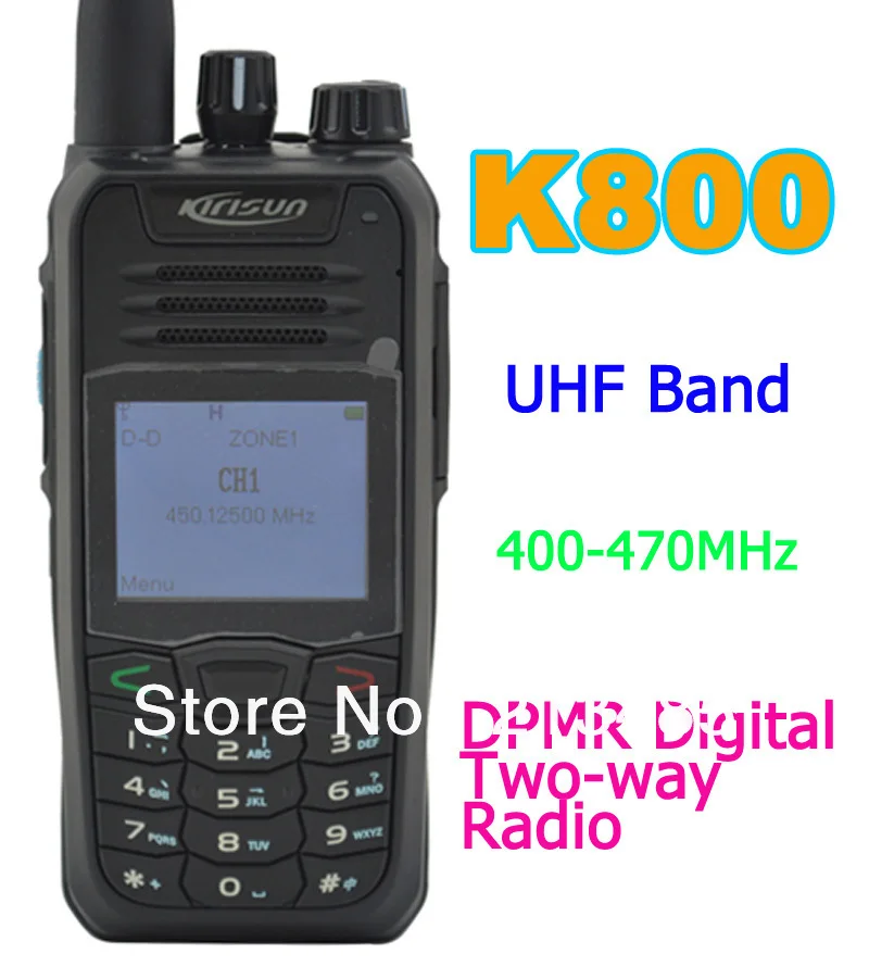 

Цифровая портативная Двусторонняя радиосвязь Kirisun K800 UHF 400-470 МГц DPMR