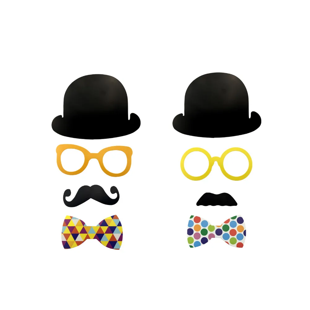 ZOPHIL 31 шт. Свадебные украшения Photobooth реквизит Photo Booth курица вечерние Happy День