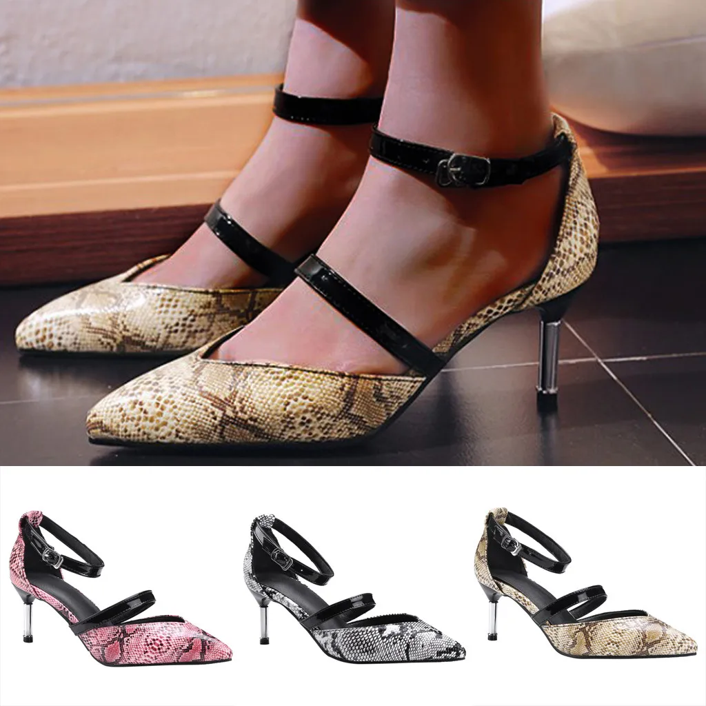 Модная женская обувь chaussures femme женские туфли с острым носком вечерние на высоком