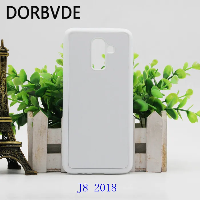 2D сублимационный чистый ТПУ + ПК резиновый чехол для Samsung J6 2018 J32018 J4 J7 J8 с