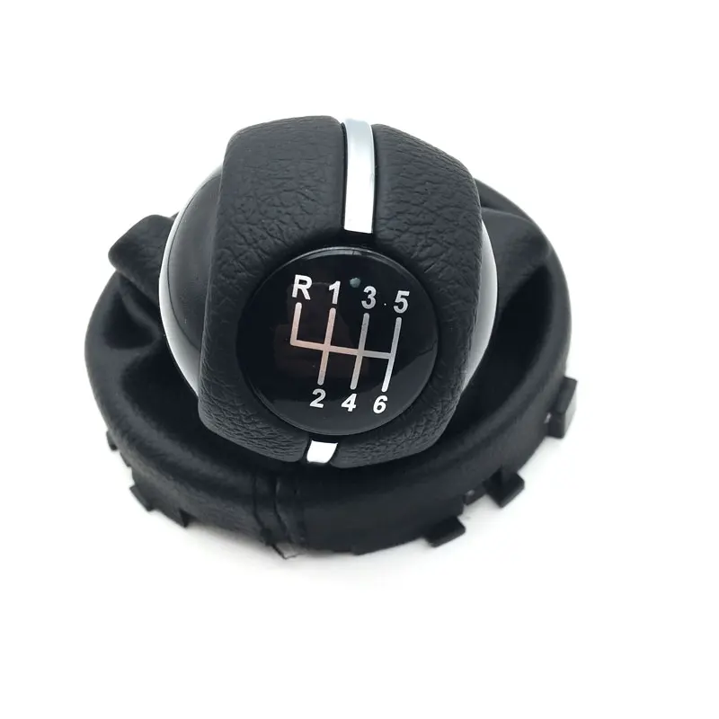 6speed Для Mini Cooper F55 F56 F54 F60 OEM 7641999 6 Скорость руководство ручка переключения рулевого механизма автомобиля шиферная крышка Gaitor Кожаный чехол Высокое качество - Название цвета: 6speed
