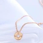 Ожерелье и кулон Chandler для женщин, с золотым и серебряным покрытием, Очаровательная Длинная цепочка