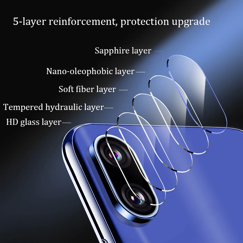 Для Xiaomi Redmi Note 7 стекло 8 Pro объектив камеры закаленное защитное кольцо чехол для