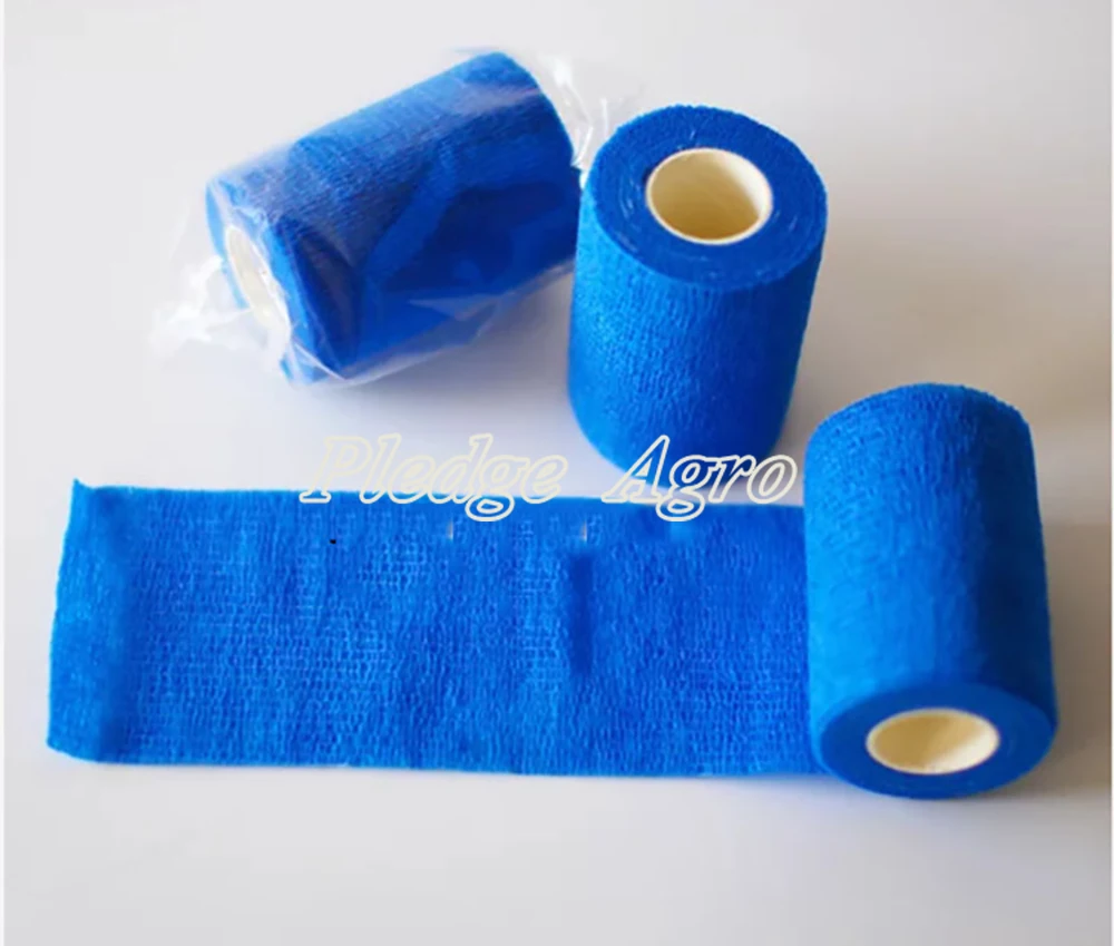 3 рулона повязки для животных эластичные водонепроницаемые нетканые и