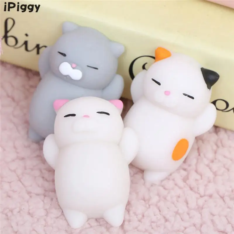 Squeeze Healing Fun Kids Kawaii игрушка милый мочи мягкий CatStress Reliever Декор животное Noverty игрушки