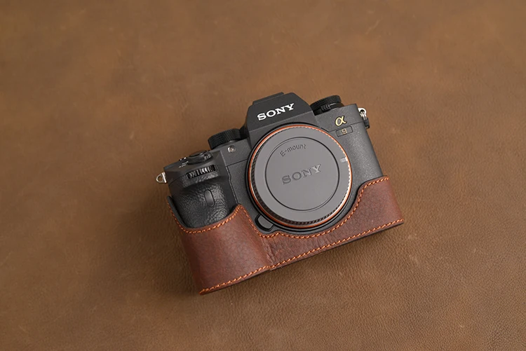 Чехол для Камеры AYdgcam из натуральной кожи сумка ручной работы Половина корпуса