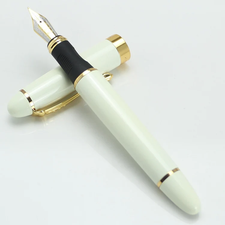 Jinhao X450 авторучка 18KGP перо с широким основанием красный бордовый рисунок тумана 22