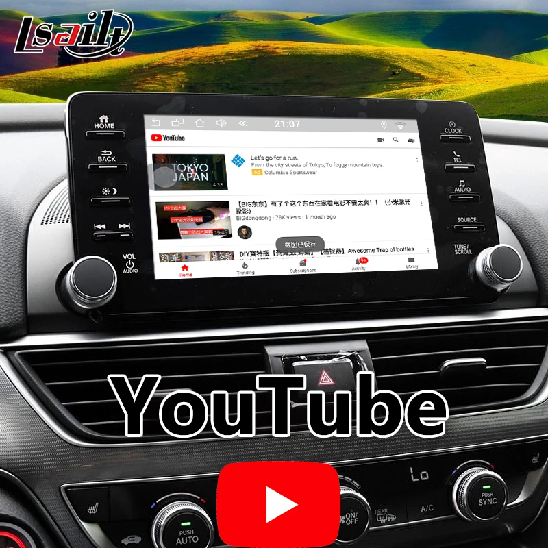 Все в одном подключи и работай Android GPS навигатор для 2018 Honda Accord встроенный