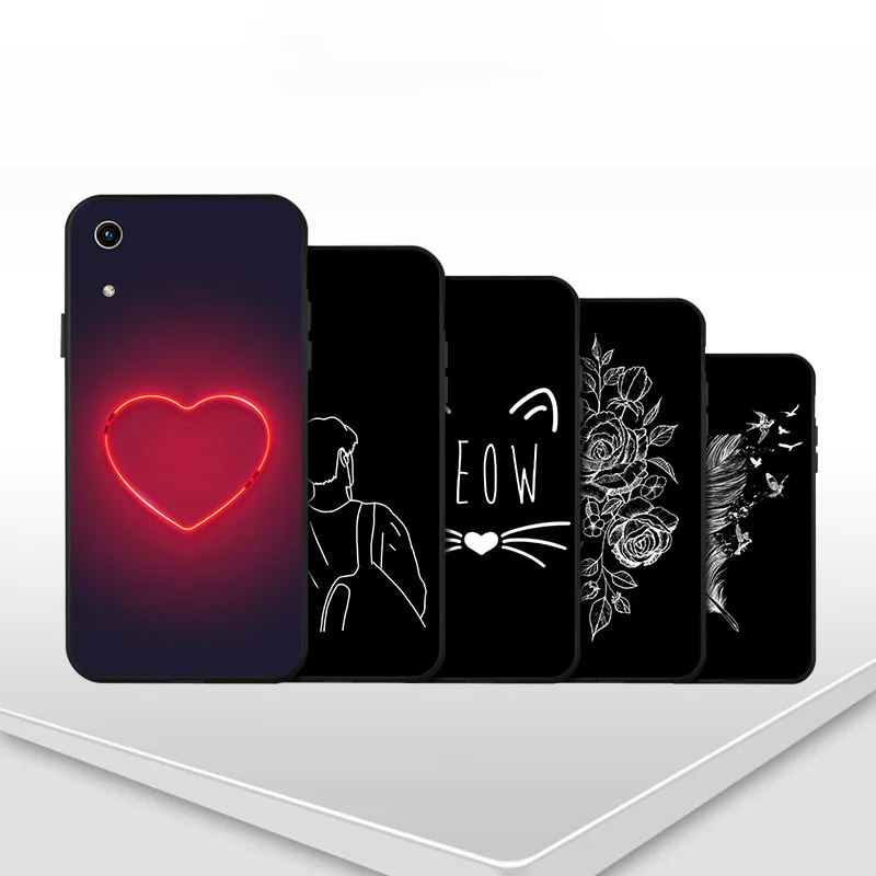 Cartoon Back Cover For Huawei Honor play 8A Coque Case Honorplay 8 A Silicone Soft TPU back |