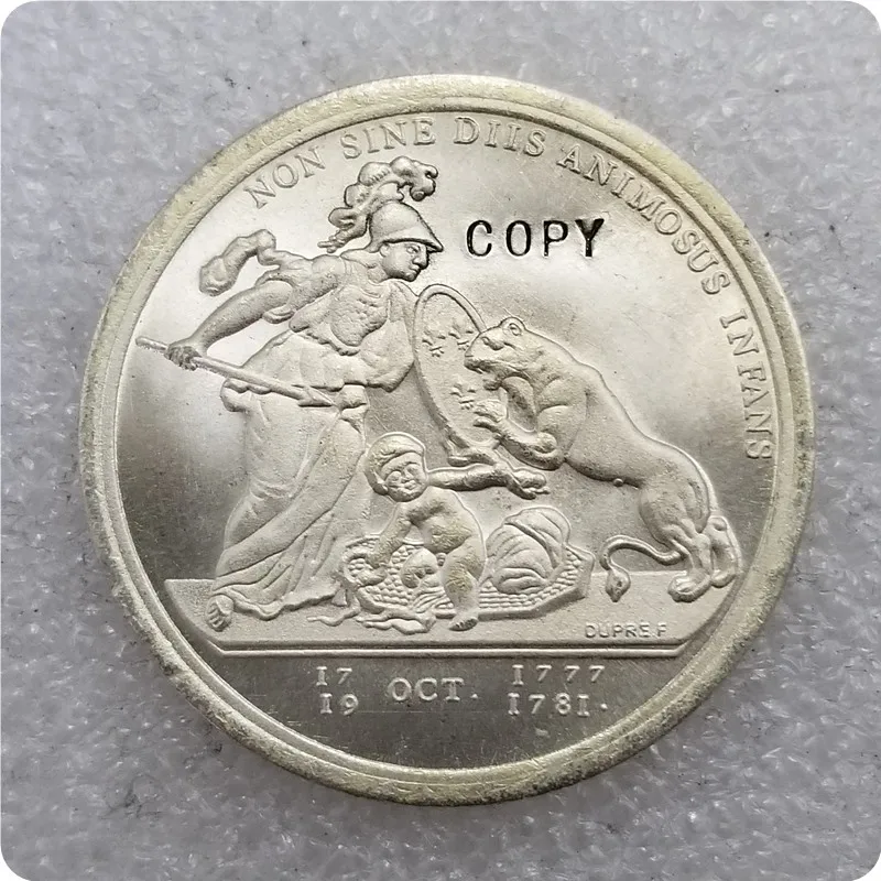 USA 1776 LIBERTAS AMERICANA MEDAL Copy Coin commemorative coins-replica coins medal collectibles | Дом и сад