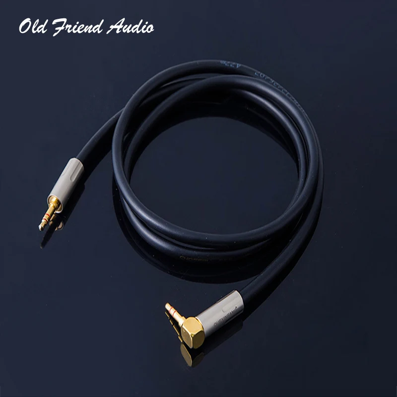 A075 Hifi 3.5mm To 6N Copper plated silver Stereo TRS(male) AUX HIFI Audio Cable 0.5M / 1M 2M 3M 5M |
