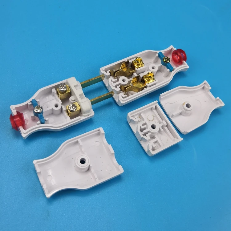 10pcs/lot 5pcs male &amp femalePower supply household wire connection socket switch two-phase two-foot male-female butt plug |
