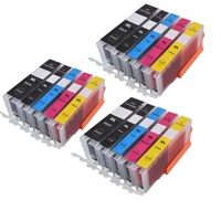 15pcs pg 650bk cli 651 bk c m y compatible ink cartridge for canon pixma mg5460 mg5560 mg6460 mx926 mx726 ip7260 printer