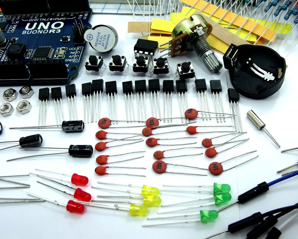 ASK 02 электронный стартовый набор UNO R3 для arduino резисторы конденсатор
