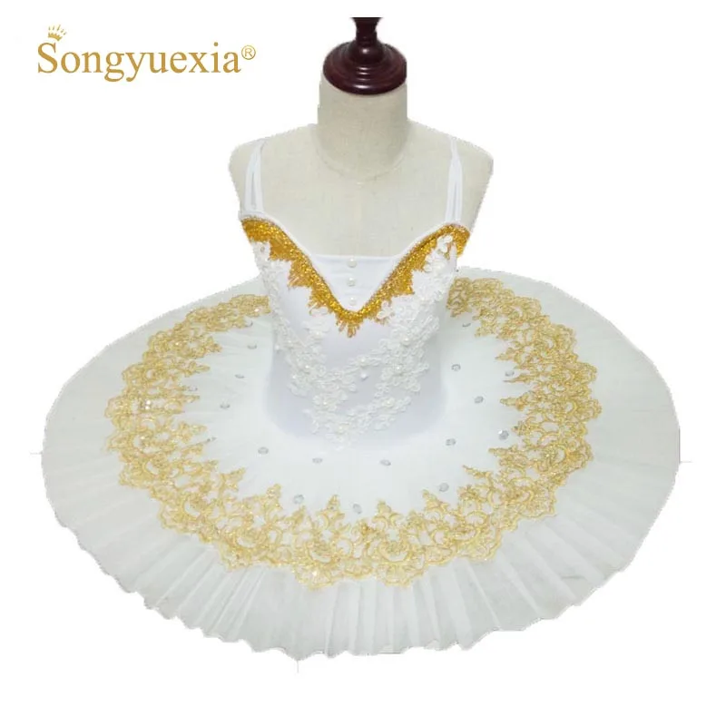 SONGYUEXIA профессиональная балетная юбка для девочек с белым лебедем и озером