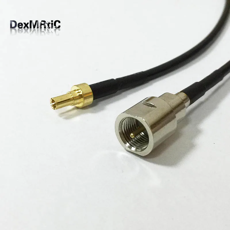 

1PC New FME Male Plug Connector Switch CRC9 Male Plug Connector RG174 Wholesale 20CM 8" Adapter