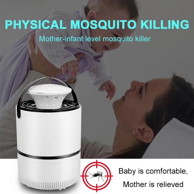 Москитная ловушка лампа-убийца от комаров УФ-светильник электронный москитный