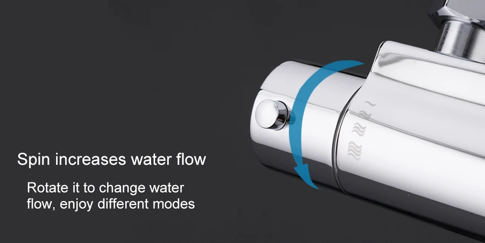 GAPPO Shower Faucets bath mixer with thermostat wall mounted shower tub faucet thermostatic water mixer bath griferia