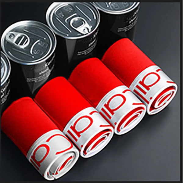 4Pcs-9 4 шт., хлопковые боксеры, мужское дышащее нижнее белье, мягкие разноцветные боксеры, мужские боксеры с серебристым краем, шорты, мужские боксеры, трусы - Цвет: 4Pcs-9