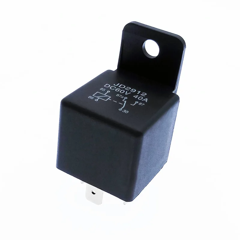 40A авто реле JD2912 5 Pin DC 12V 24V 36V 48V с монтажным отверстием мощность катушки 1,8 W Автомобильное устройство управления