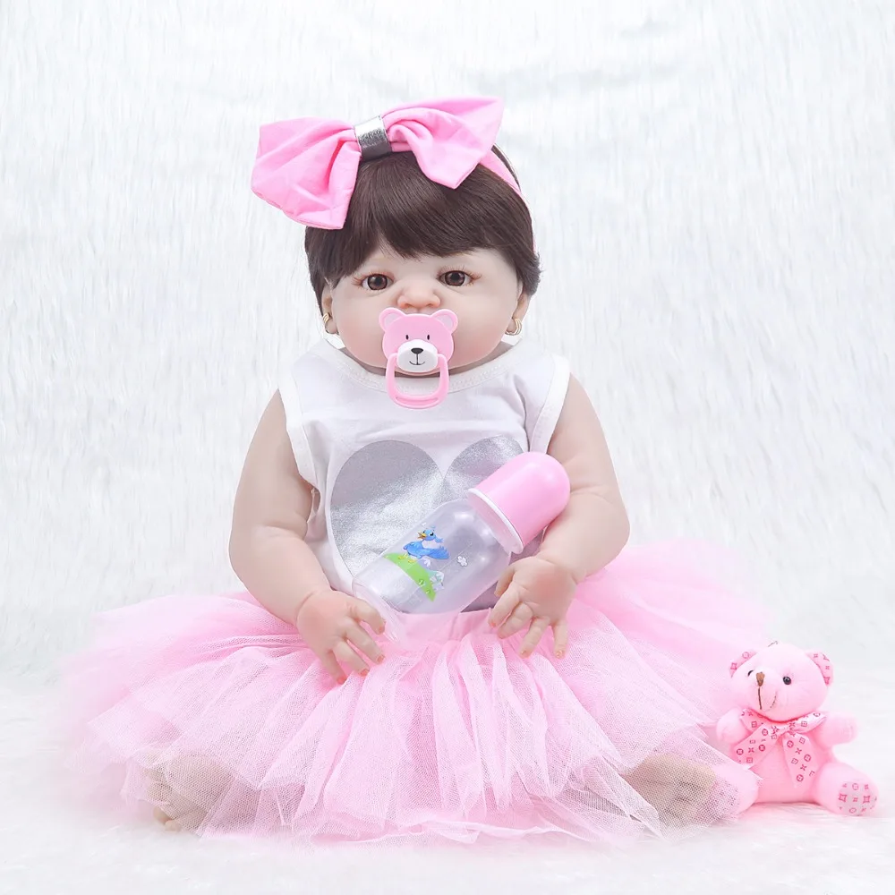 Новая горячая распродажа Reborn Baby куклы Реалистичная девочка принцесса 22 дюймов