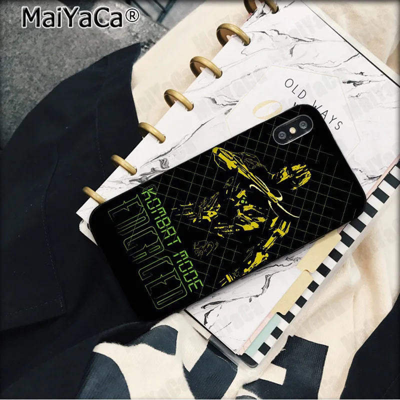 MaiYaCa Mortal Kombat черный ТПУ чехол для телефона Apple iphone 11 pro 8 7 66S Plus X XS MAX 5S SE XR