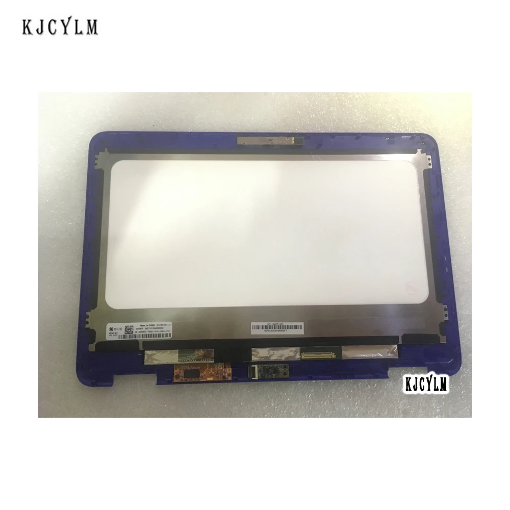 Для DELL 11 3168 в сборе NT116WHM A11 Lcd дисплей сенсорный экран с синей рамкой 1366*768|dell screen|dell